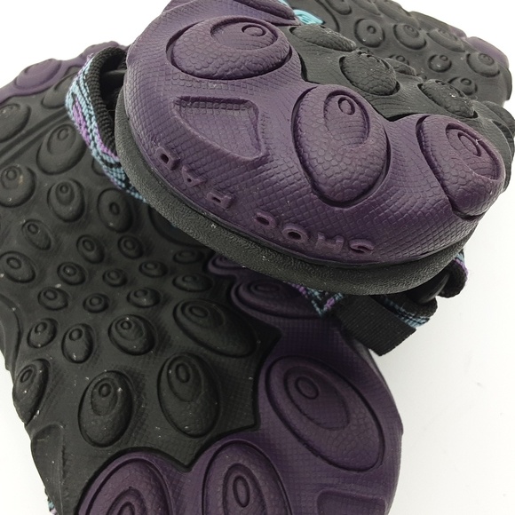 Teva invasion kids sport hiking sandals Black outdoor camp beach 3 choc pad - Picture 9 of 10